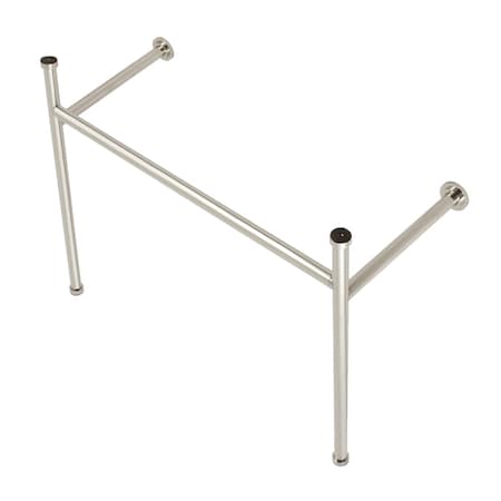 Fauceture Stainless Steel Console Sink Legs, Polished Nickel VPB39176